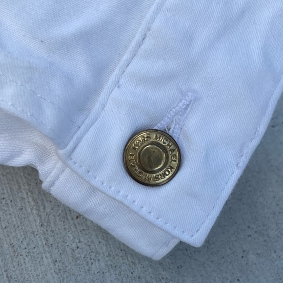 Michael Kors White Jean Jacket - Picture 5 of 6